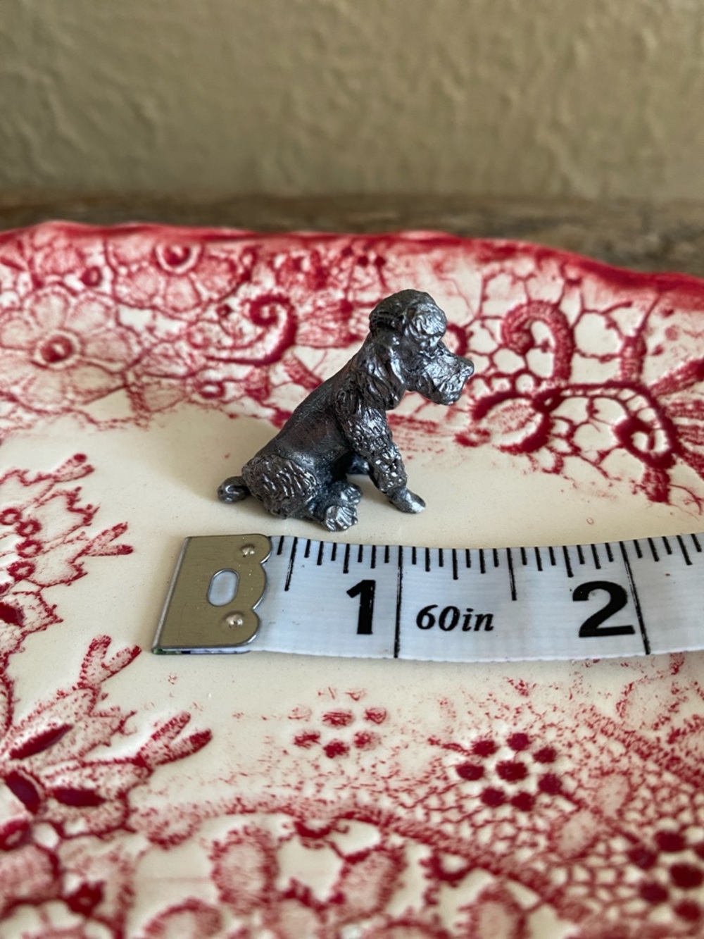 🩶Vintage🩶Pewter Miniature Puppy Figurine - Picture 13 of 14